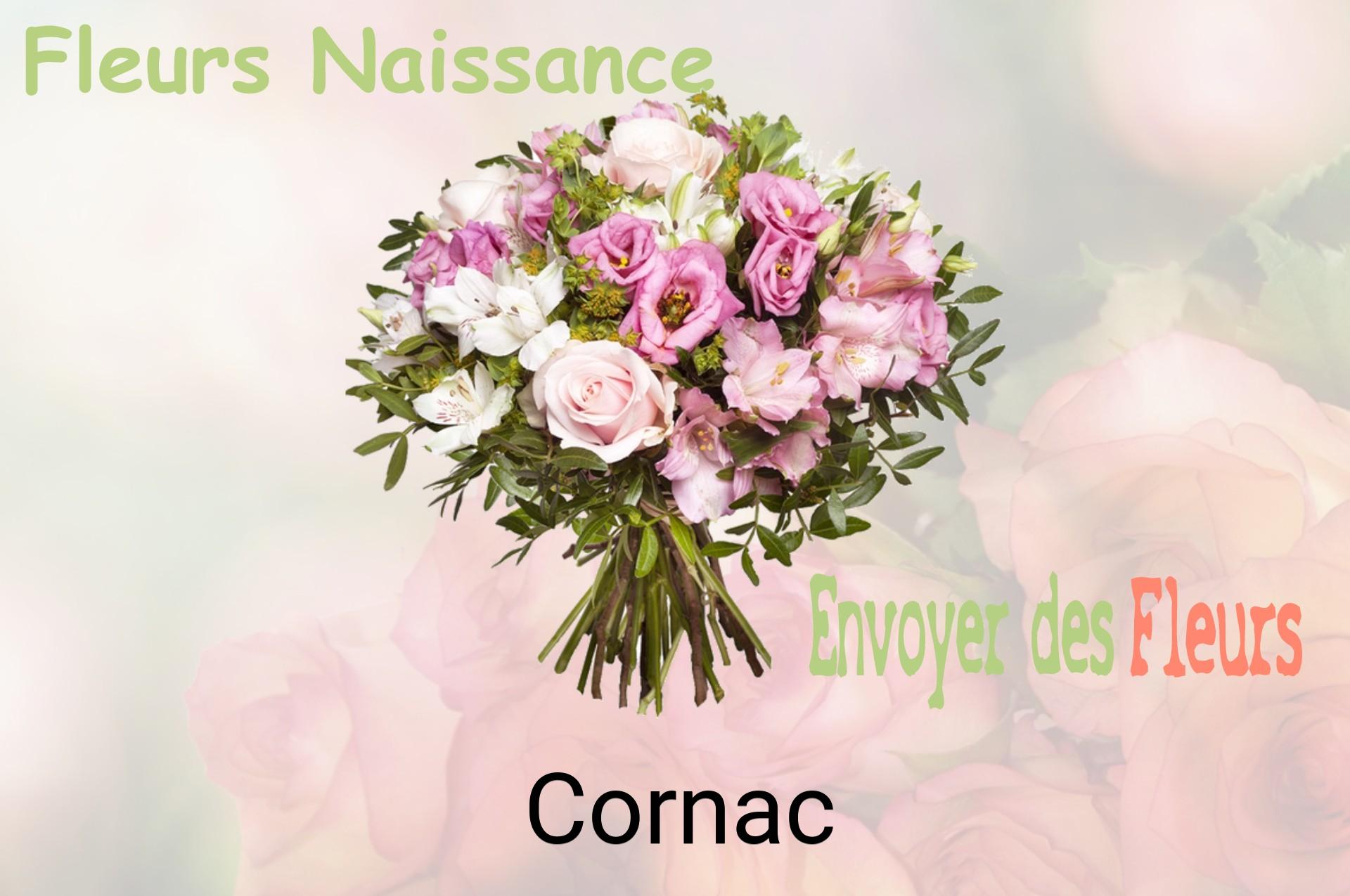 Bouquet de fleurs de naissance livré à Cornac